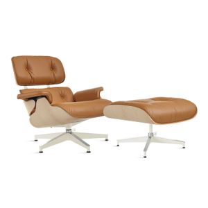 Sillón Charles Eames Lounge y Ottoman Piel Vegana
